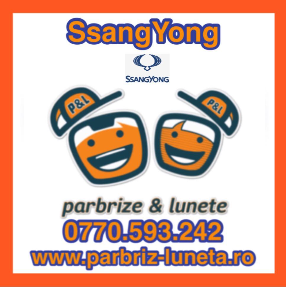 parbrize, lunete, geamuri ssang yong